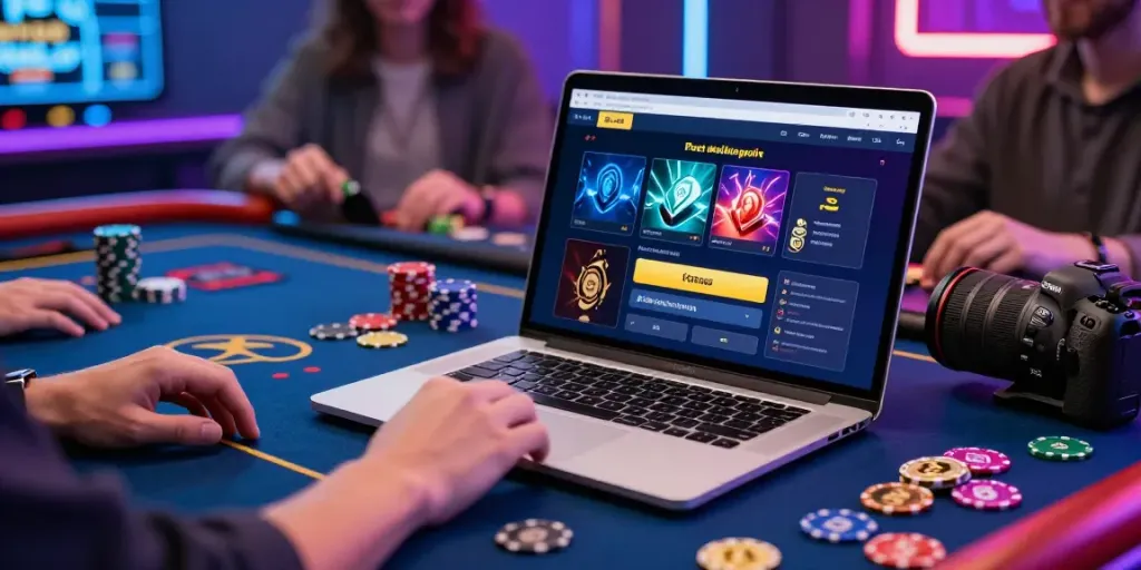 Crypto Casino Canada Fast Withdrawls showcasing vibrant gaming interaction with cryptocurrencies and user-friendly design.