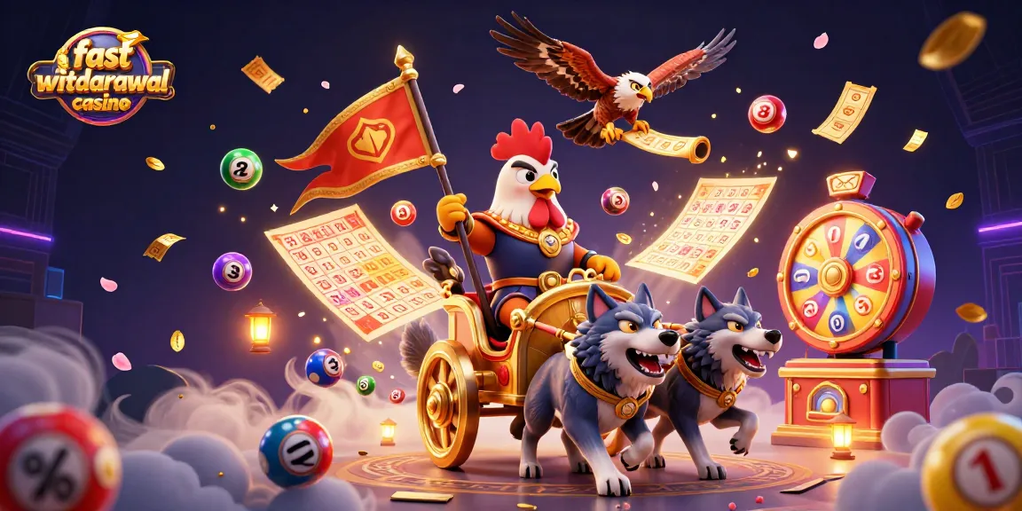 Experience a fast withdrawal casino with instant payouts and dynamic games in an engaging 3D illustration.